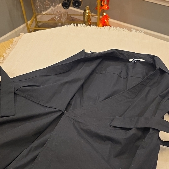 SPANX The Best Poplin Wrap Dress - Picture 10 of 11